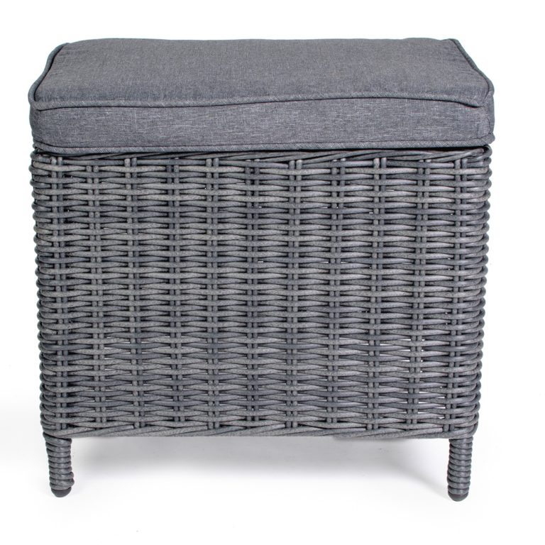 Papagayo Grey Ottoman