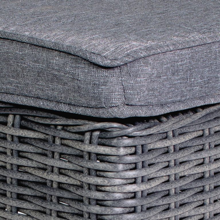 Papagayo Grey Ottoman