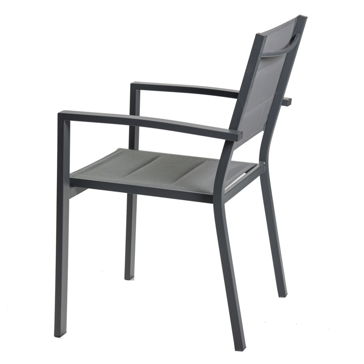 Solar Grey Table 90 + 4  Solar Chairs