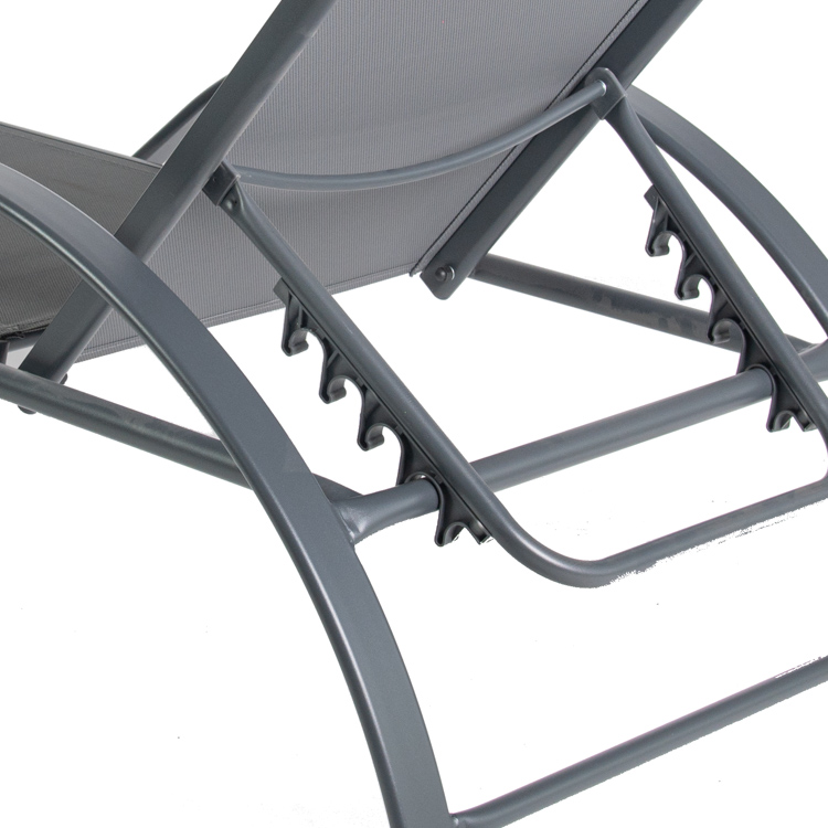Solar Dark Grey Sunbed