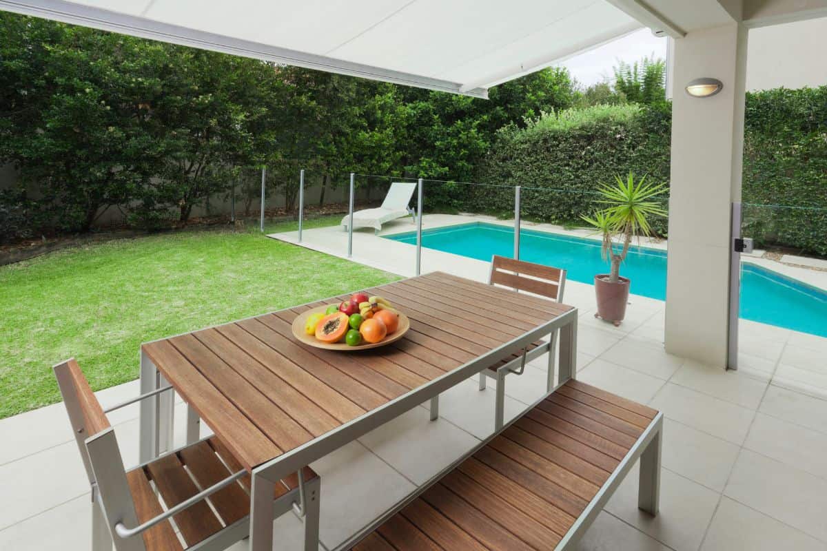 what material are the outdoor tables made of?
