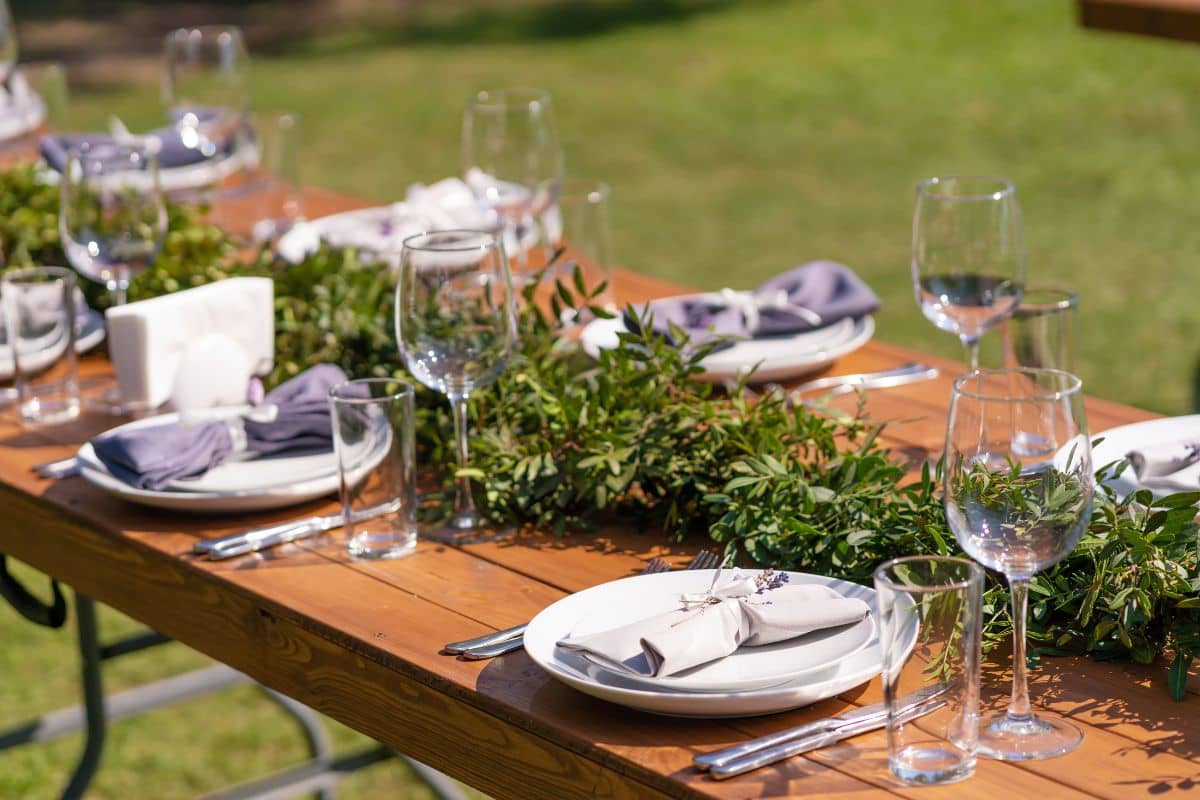 decoration for garden tables
