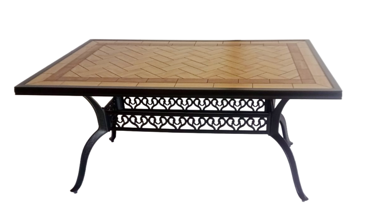 Mesa Canarias Aluminio Arena Negra 150x90 (7)