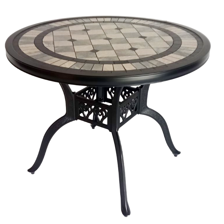 Canarias Aluminium Marine Black Table 94