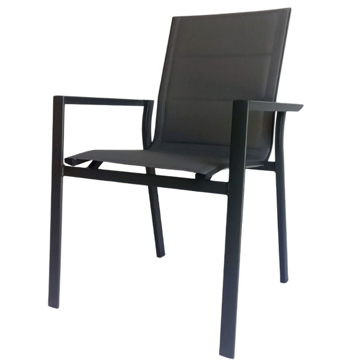 Canarias Arena Table Copper Aluminum 160 + 6 Canarias Plus Chairs
