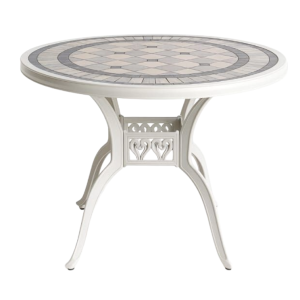 Canarias Aluminium Marine White Table 94
