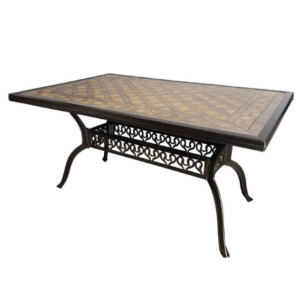 Mesa Canarias Aluminio Arena Bronce 150x90 (6)