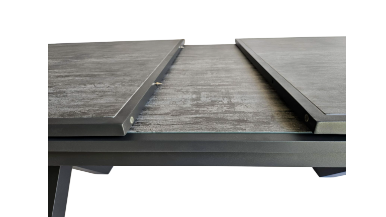 Mesa Zentrum Extensible Vidrio Cerámico 180 + 6 Sillas Duna